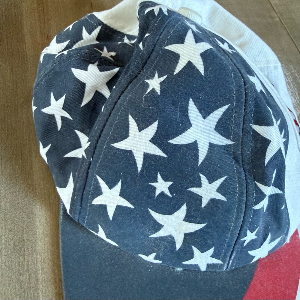 Vintage Goofy's Hat Co Snapback Disney Mickey Flag Stars Stripes Baseball Cap 90 - Picture 3 of 14